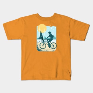 On Beach with Muffin Kids T-Shirt